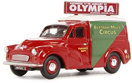 Oxford Diecast 1:76 Bertram Mills Morris 1000 Collectable model 76MM058
