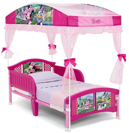Delta Children Canopy Toddler Bed, Minnie Mouse