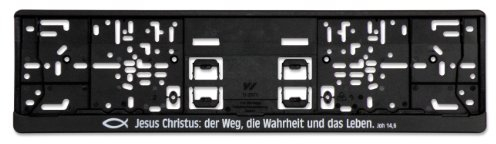 °° Kennzeichenverstärker Kennzeichenhalter Fisch (1 Stück)