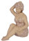 Dekofigur Figur Pin Up Girl Rubensdame Badeanzug Schwimmbad Shabby H 21,5 cm