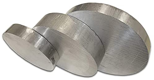 B&T Metall Aluminium Rundstange 2007, Ø 50 mm, Länge ca. 10 cm, 100 mm | gepresst , Rund, Toleranz +/- 5 mm