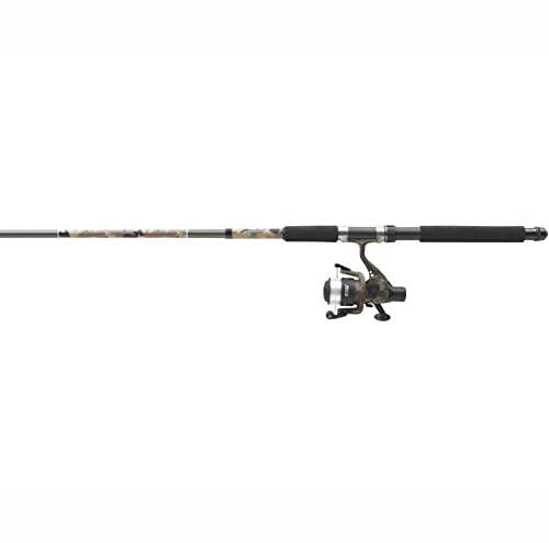 Mitchell Tanager Camo faltbare Teleskop-Spinnrute und Spinnrollen-Combo – ultrakompaktes und leichtes Setup, einsatzbereit mit Schnur