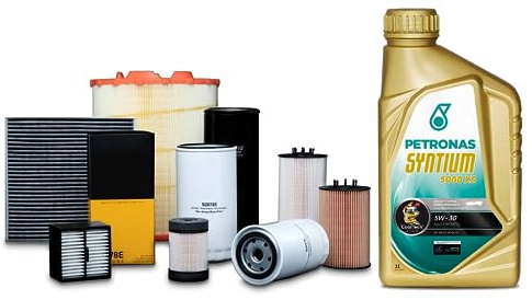 Kit tagliando 4 FILTRI BOSCH + FILTRO CARBURANTE UFI ORIGINALI + 5 LITRI OLIO MOTORE SELENIA 5W30 (0451103300, F026400041, 24.ONE.01, 1987432377)