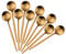 Bisda Gold Coffee Spoon, Cucharillas de Acero Inoxidable, Mini Cake Spoon Cuchara de té Set de 10