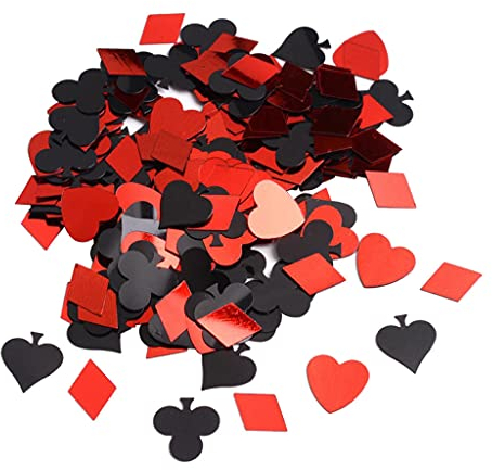 chiwanji 1 Paket 30g Spielkarten Poker Pik Karo für Geburtstagsfeier