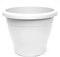 Acan Pamex - Maceta de plástico mediterránea, Color Blanco, diámetro 40 cm, macetero para jardín Exterior, terraza, balcón e Interior del hogar