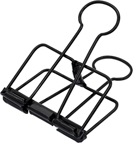 Extra große Binder-Clips, 5,1 cm, Klemmen, schwarz, für Büro, Schulbedarf (15 Stück)