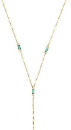 Amor Kette mit Anhänger 925 Sterling Silber Damen Halsschmuck, mit Zirkonia synth., 42+3 cm, Gold, Kommt in Schmuck Geschenk Box,