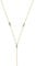 Amor Kette mit Anhänger 925 Sterling Silber Damen Halsschmuck, mit Zirkonia synth., 42+3 cm, Gold, Kommt in Schmuck Geschenk Box,