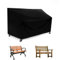 RICHIE Gartenbank-Abdeckungen, wasserdicht, 2-Sitzer, Outdoor-Terrassenbank, Sitzbezug, winddicht, UV-Schutz, strapazierfähig, reißfest, 420D-Oxford-Gewebe, LoveSeat Bezug für 2-Sitzer-Sofa, 134 x 66