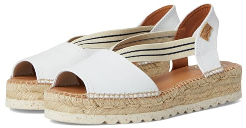 Toni Pons Damen Espadrille aus Leder - ESTEL-SW - Weiß, 40 EU