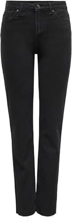 ONLY Female Straight-Fit Jeans ONLEMILY Hohe Taille Gerade geschnitten Jeans