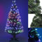 2FT 3FT 4FT 5F Green Artificial Fibre Optic Xmas Pine Tree Multi LED Source Indoor Christmas Decoration Solid Metal Legs (3FT)
