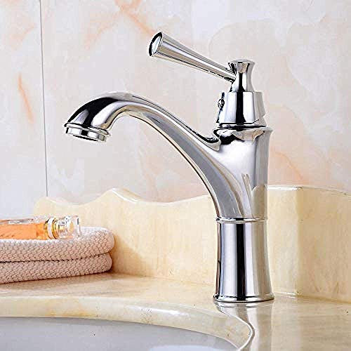 ZERAPH und Kaltwasser Antikes Waschbecken Badezimmer Retro Unterbauwaschbecken und Kaltwaschbecken Gold/Silber/Schwarz/Keramik/Chrom