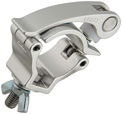 Generic Drehkupplung DJ-Lichtklemmen, maximale Tragfähigkeit 75 kg, Schnellspanner für Rohrzubehör mit Außendurchmesser 32–35 mm, verstellbare Drehklemme