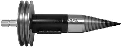 Spaccalegna conico per trattore + kit motore completo robusto (80 mm cono)