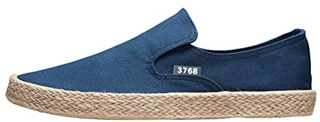 Chaussures de Tai Chi | Kung Fu | Pantoufles avec semelle en tissu | Chaussures traditionnelles chinoises de style chinois Kung Fu Arts Martiaux Tai Chi Chaussures Semelle en caoutchouc Unisexe, bleu,