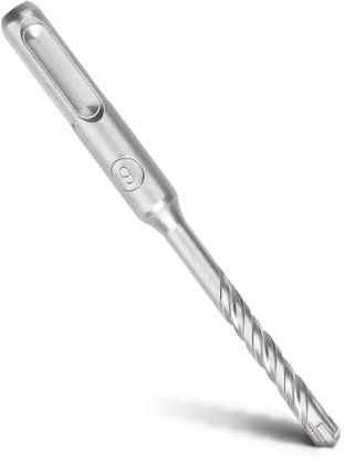 MOXPIFY SDS Plus - Broca para hormigón (6 x 110 mm, 4 cortes de metal duro y doble hélice), para hormigón, piedra, piedra natural