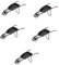 BESTonZON 5st Puppenhauswagen Simulationswagenmodelle Mikro-landschaftsdekoration Puppenhaus-miniaturwagen Simulationswagen-Ornamente Kleiner Dekorativer Wagen 1 12 Wagen Black Eisen