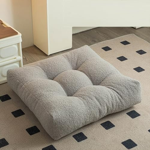 Genérico Sofá Almohadón Almohadón Adaptado A Sala De Estar Dormitorio Cabecera Almohada Lumbar Almohadilla para La Cintura Ventanal Almohadilla,Gris,45 * 45 * 12cm