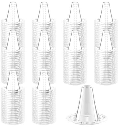 Maxentico 200 Stück Fieberthermometer Schutzkappen, Ohrthermometer Schutzkappen, Thermometer Schutzkappen, Fieberthermometer Hüllen, Schutzkappen für Ohrthermometer für Braun Ohrthermometer