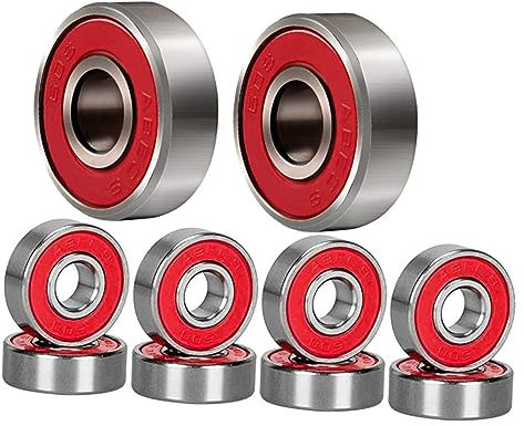Hemobllo 20stücke Inline-rollschuh-radlager Für Skateboards Hochgeschwindigkeits- Deckel Für Skateboarder Und Rollerfahrer