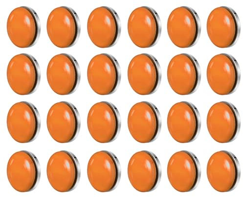 Chewtoyo Pesi adesivi per tenda da doccia, diametro 4,1 cm, design magnetico rotondo, confezione da 24 per un facile utilizzo