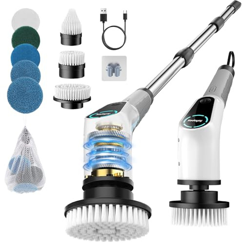 Kedoyoy Brosse de Douche Nettoyage électrique, Electric Spin Scrubber