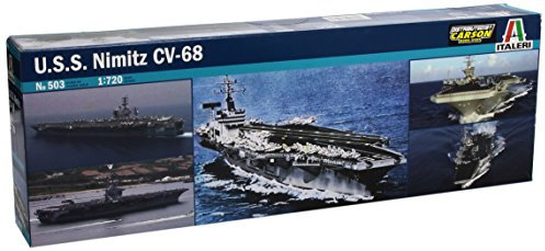 Italeri - 503 - Maquette - Bateau - Porte-avion USS Nimitz - Echelle 1:720, Navy