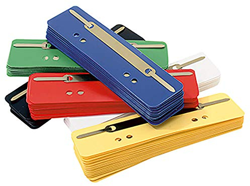 Soennecken Heftstreifen 3191 PP Metalldeckl. weiß 25 St./Pack.