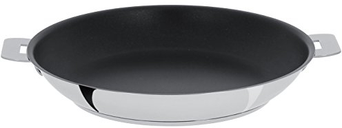 Cristel - P22QE - Poêle inox 22cm sans poignée amovible - Anti-adhérent Exceliss+ Collection Mutine.