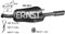Auspuff Endschalldämpfer Auspuffanlage Endtopf original ERNST (053099) 1010mm