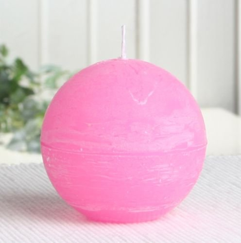 CandleCorner Rustik-Kerzen, Rosa, 8 cm Ø, Opik