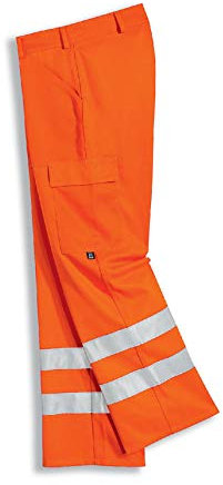 Uvex Protection Flash 8894 Herren-Arbeitshose - Orange Warnschutz-Cargohose 46