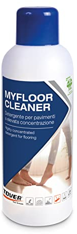 TOVER, My Floor Cleaner - Limpiador concentrado para LVT, SPC, laminado, para la limpieza de gres porcelánico, resina, mármol y vinilo, no deja rayas, 1 litro