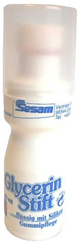 Sesam Gummipflegestift 50ml 12324 - Dichtungsstab - Dichtungsmittel - Paste - Wasserfest - Weiß - Rohr, Tür, Badewanne, Arbeitsplatte, Waschbecken