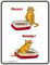 RAHMENLOS Original Blechschild für den Katzenfreund - oder für die Toilette? Katzenklo falsch - richtig Nr.3401