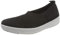 Fitflop Women's Uberknit Ballerina Closed Toe Ballet Flats, Black, 5 UK