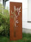 Zen Man Garten Sichtschutz aus Metall Rost Gartenzaun Gartendeko edelrost Sichtschutzwand 031663 150 * 50cm