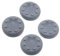 OUTLETISSIMO® SET GRIP 4 GOMMINI PALLINI STICK ANALOGICO GRIGI CONTROLLER PS4,PS5,PS3