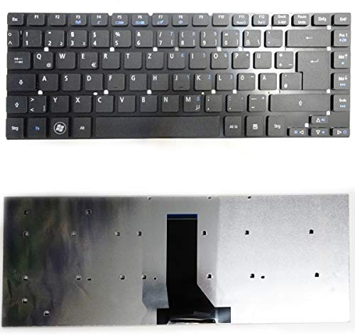 Bucom Keyboard for Laptop, Acer Aspire V3-472 V3-472G ES1-411 ES1-431 ES1-511 ES1-520 ES1-521 V3-431 DE Keyboard