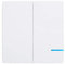 NineLeaf Interrupteur Wifi, lumière Minuteur Interrupteur de commande Wi-Fi, Smart sans fil 1/2/3 Gang Interrupteur mural compatible avec Google Alexa Home App et fonction de télécommande RF