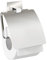 WENKO Turbo-Loc® Edelstahl Toilettenpapierhalter mit Deckel Quadro Befestigen ohne Bohren Chrom