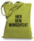 Ma2ca Stoffbeutel Jutebeutel mit Wunschtext/Selber gestalten mit dem Amazon T-Shirt Designer/Beutel Druck/Designertool Tragetasche/Bag/Jutebeutel WM1-kiwi