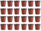 DOITOOL 100 Piezas Macetas de plástico de 9 cm para Plantas pequeña macetas de vivero de plástico para Plantas de Semillas Macetas para Flores y Plantas (Diámetro 90 Mm)