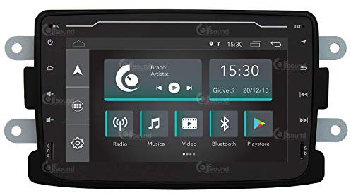 Radio de Coche Personalizada Dacia Duster Android Dab GPS Bluetooth WiFi USB Full HD Touchscreen Display 8”