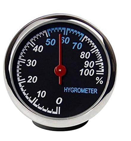 Auto Armaturenbrett Hygrometer,MoreChioce Auto Innenraum Quarz Elektronisches Thermometer Universal Digital Hygrometer Monitor Messgerät Thermometer Uhr für Auto Outdoor Büro Haus Boot