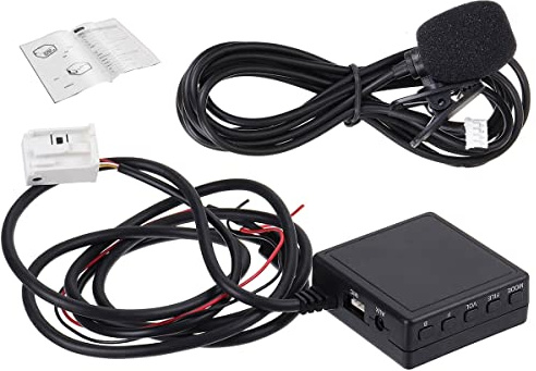 Chuancheng Module Aux Adaptor Cable Bluetooth 5.0 Kit for BMW E60 E63 E64 E65 E66 E90 E91 E92 Series 1 3 Accessories, Audio Cable Adapter, Bluetooth Microphone, User Manual