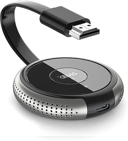 HDMI Wireless Trasmettitore e Ricevitore 4K/5.8G, HDMI Senza Fili Wireless Transmitter Receiver Estensore, 165FT/50M Audio Video per Laptop/TV Box/Camera/USBC/PS/PC a HDTV/Proiettore/Monitor