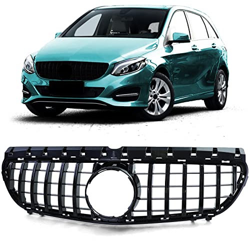 Sport Kühlergrill Schwarz Glanz passend für Mercedes B Klasse W246 14-18
